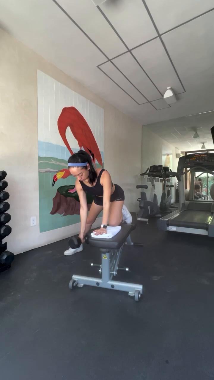 BURN: Bench + 1 Heavy Dumbbell